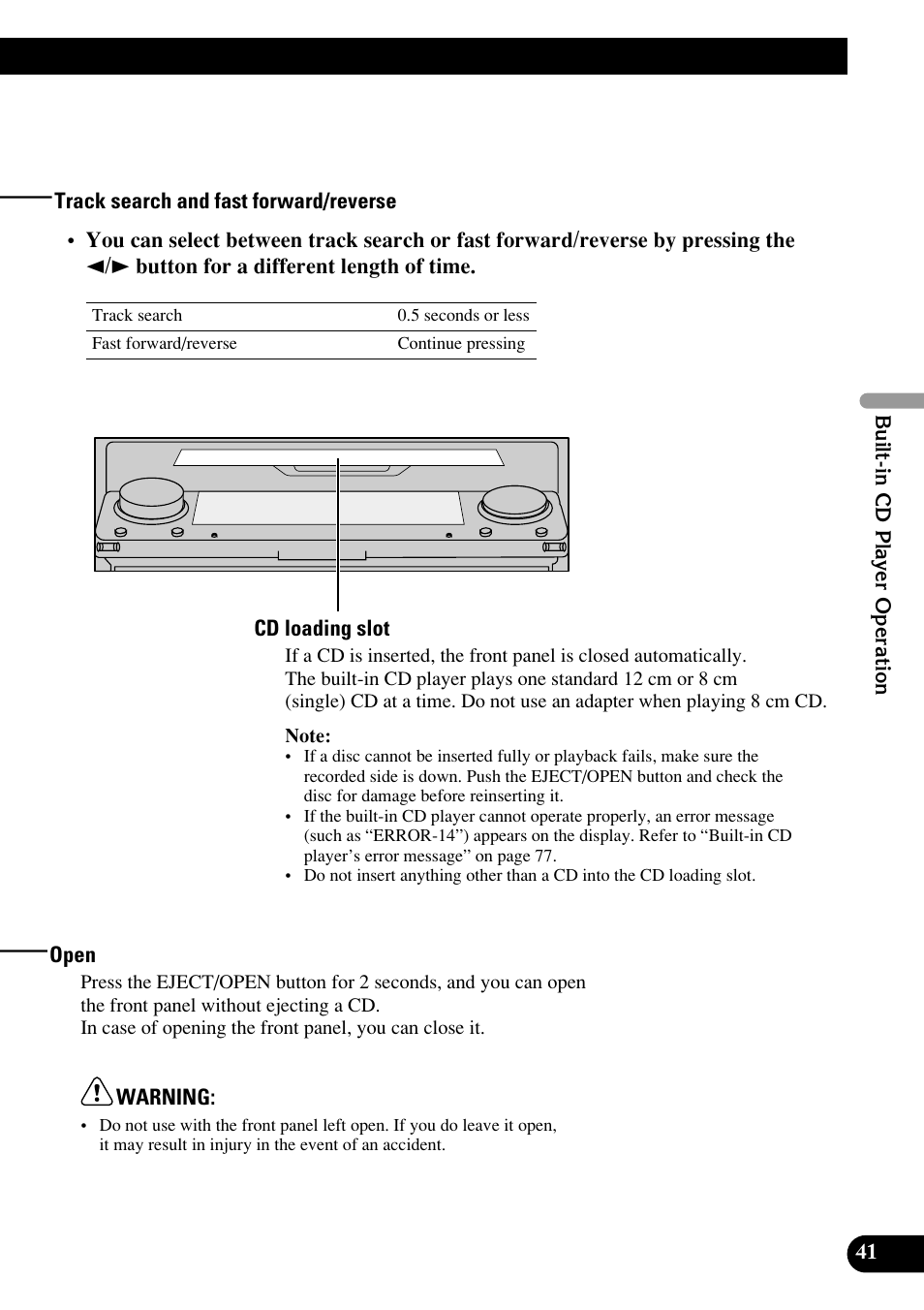 Pioneer RS-D7RII User Manual | Page 41 / 92