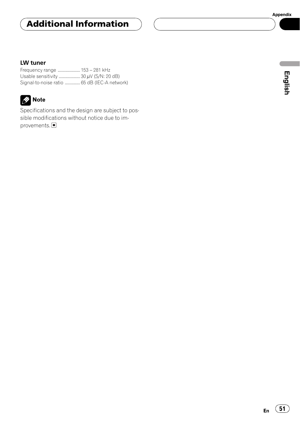 Additional information | Pioneer DEH-P6700MP User Manual | Page 51 / 108