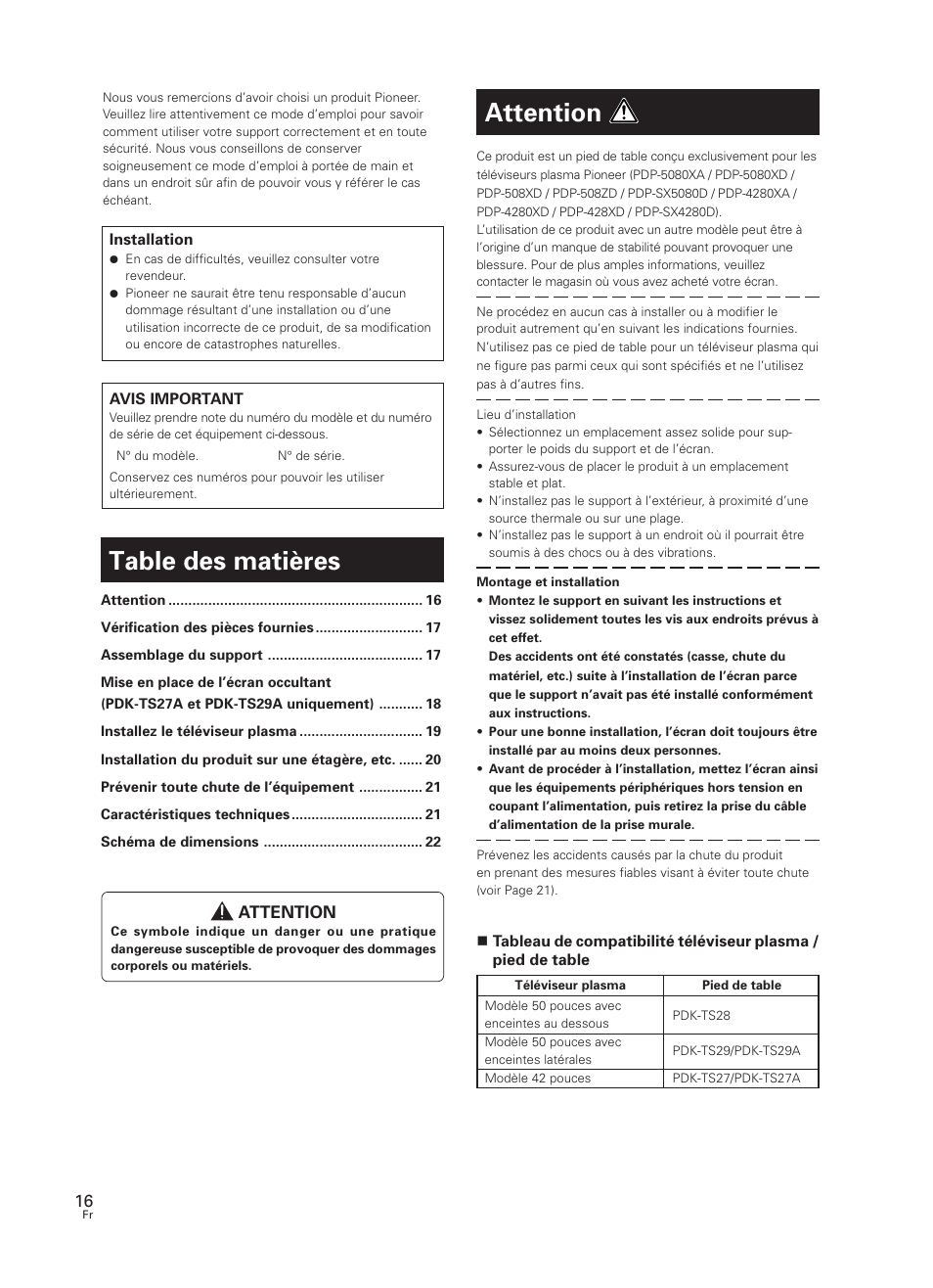 Pioneer PDK-TS27 User Manual | Page 16 / 64