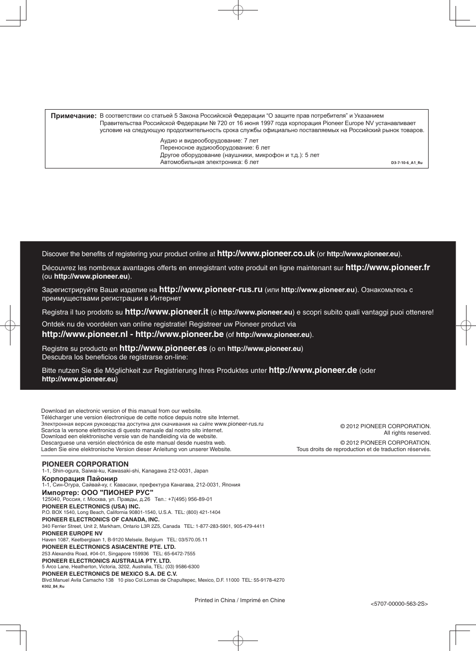 Pioneer VSX-S300 User Manual | Page 32 / 32