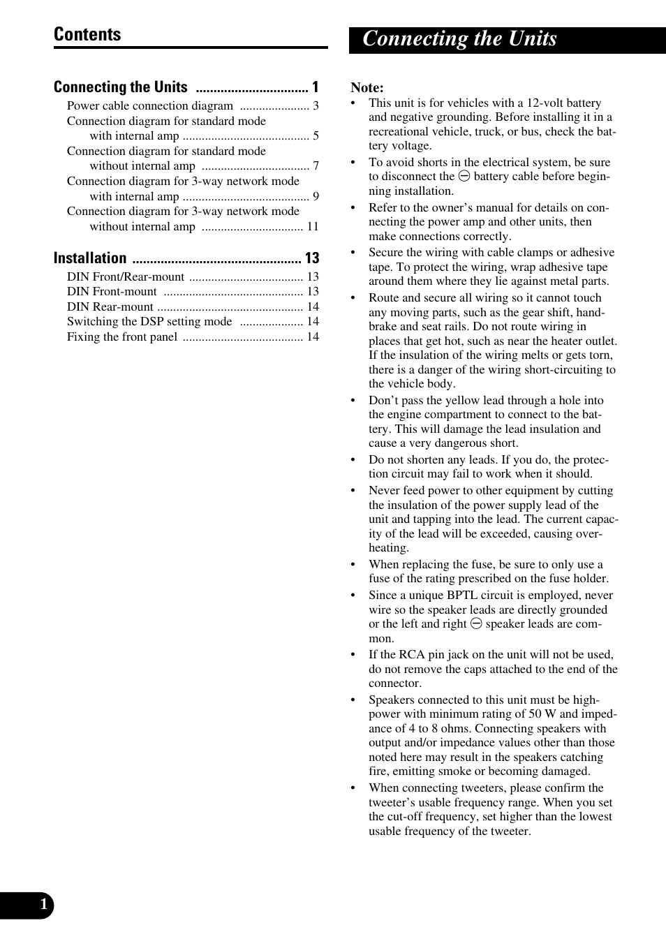 Pioneer DEH-P88RS-II User Manual | Page 2 / 100