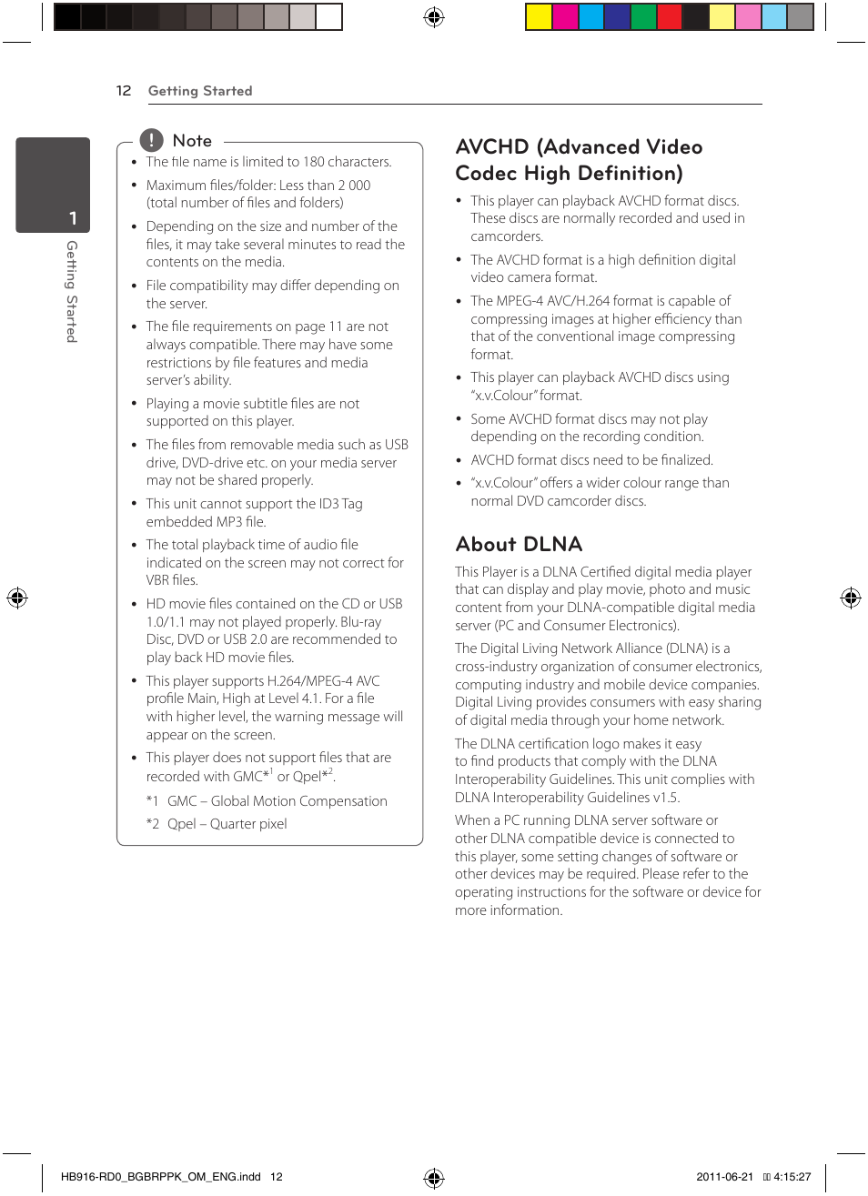 Avchd (advanced video codec high definition), About dlna | Pioneer BCS-717 User Manual | Page 12 / 80