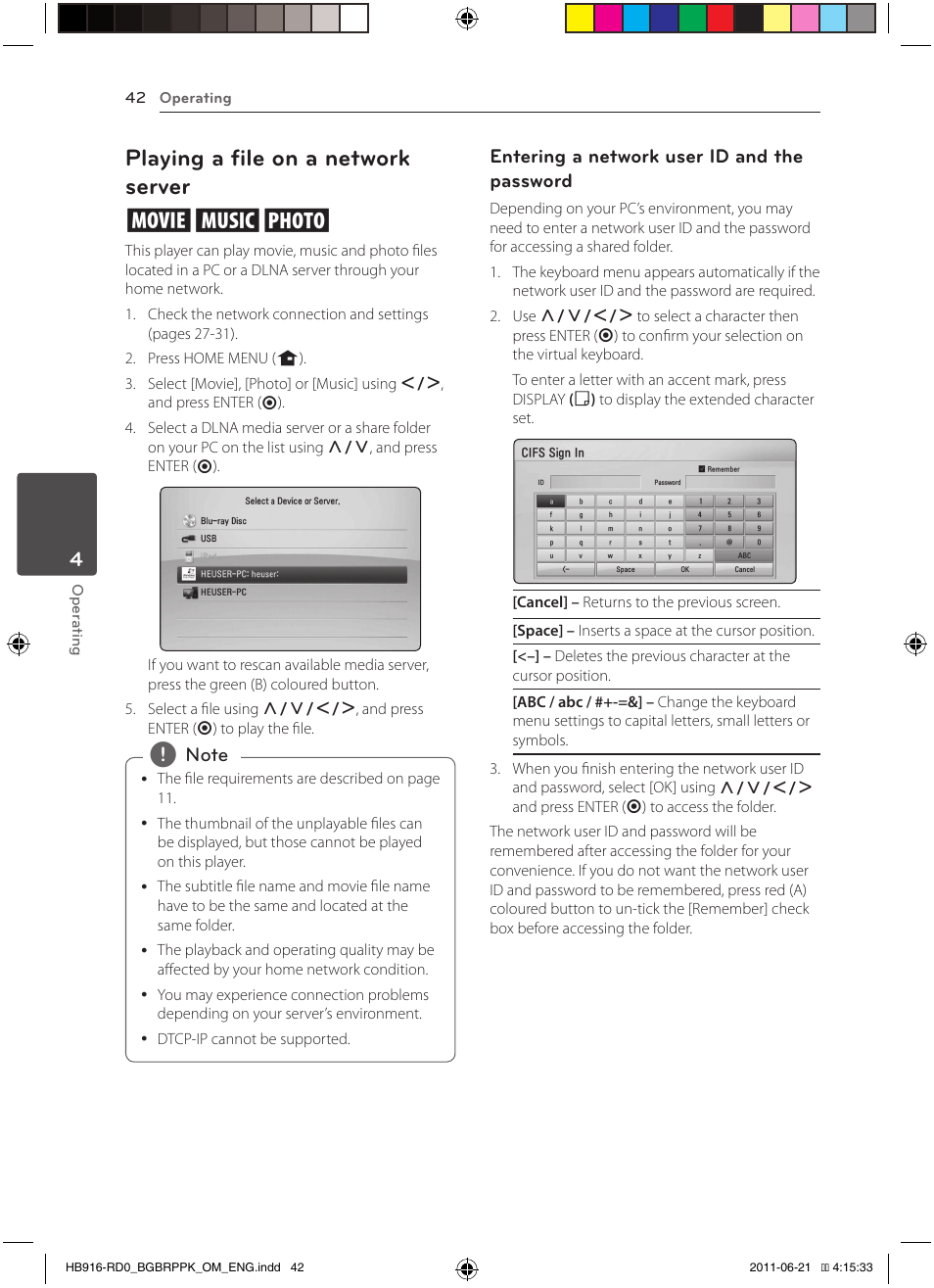 Playing a file on a network server yui | Pioneer BCS-717 User Manual | Page 42 / 80