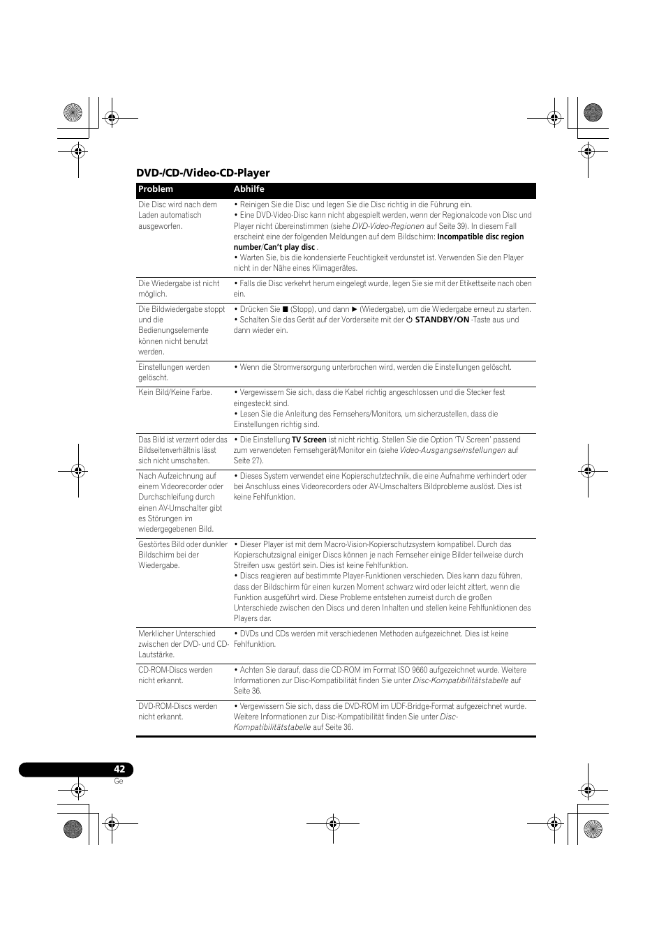 Dvd-/cd-/video-cd-player | Pioneer DCS-370 User Manual | Page 134 / 141