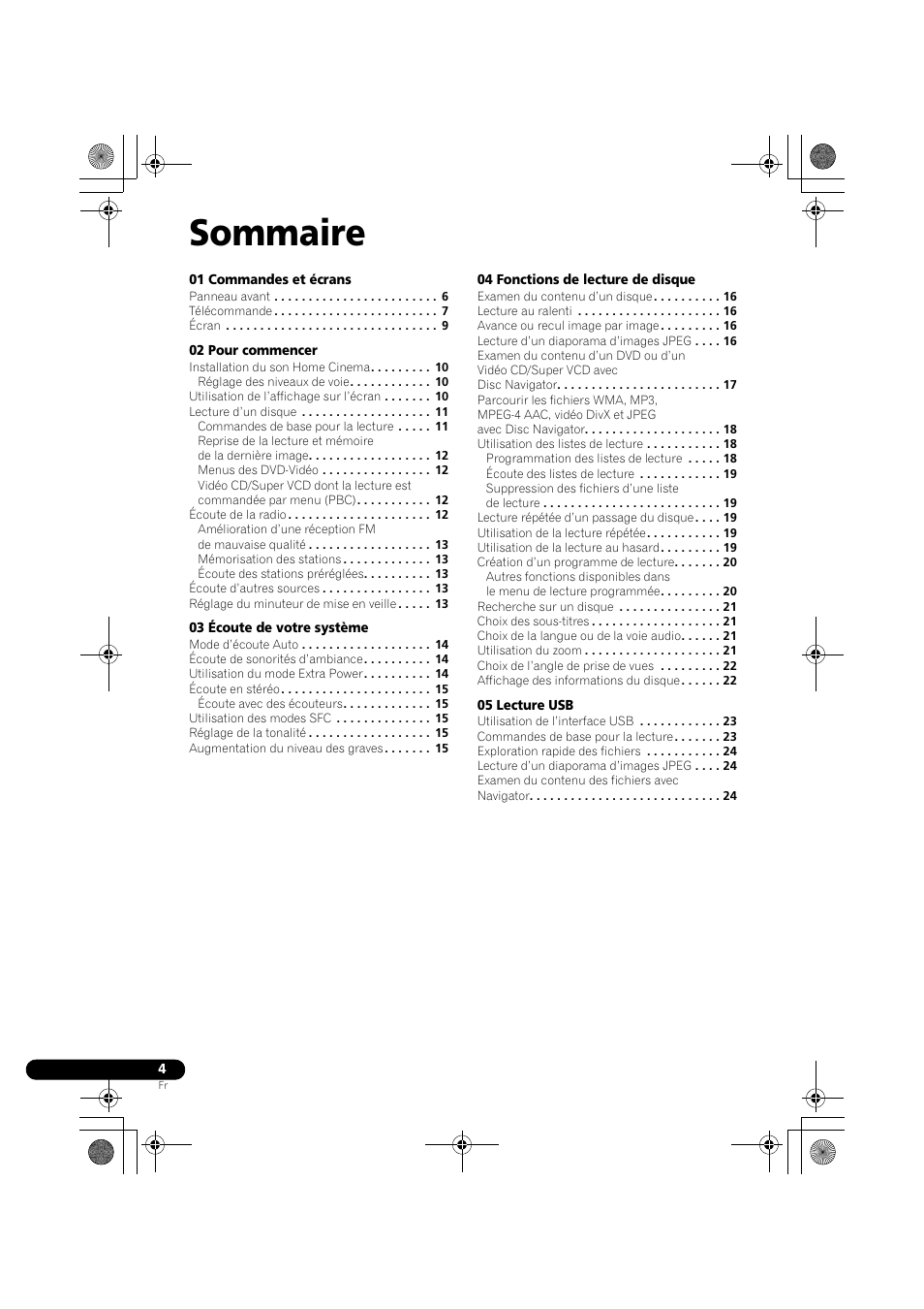 Sommaire | Pioneer DCS-370 User Manual | Page 50 / 141