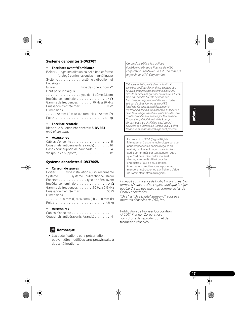 Pioneer DCS-370 User Manual | Page 93 / 141