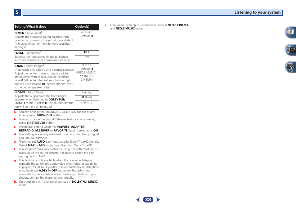 Pioneer VSX-527-K User Manual | Page 38 / 68