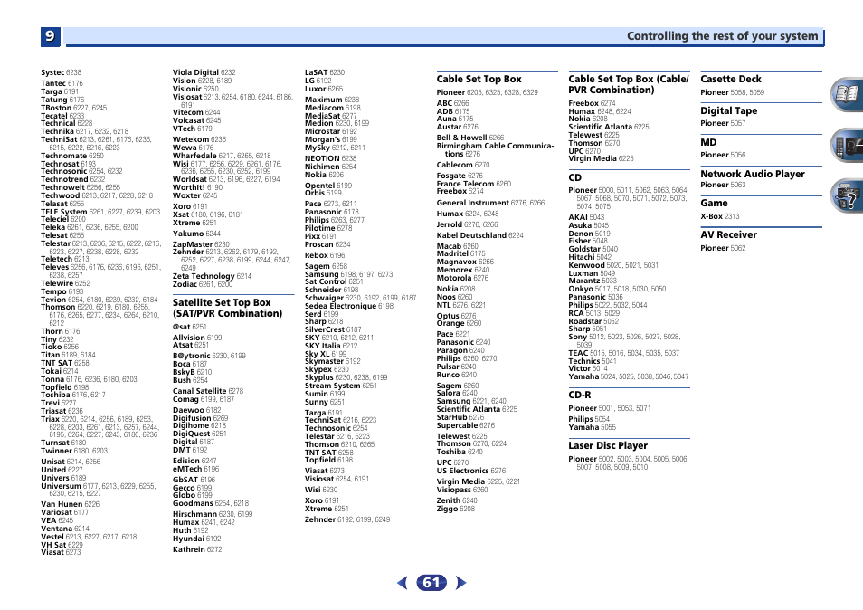 Controlling the rest of your system | Pioneer VSX-527-K User Manual | Page 61 / 68