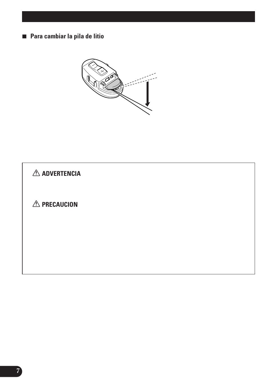 Controlador remoto y cuidado | Pioneer MEH-P7100R User Manual | Page 68 / 124