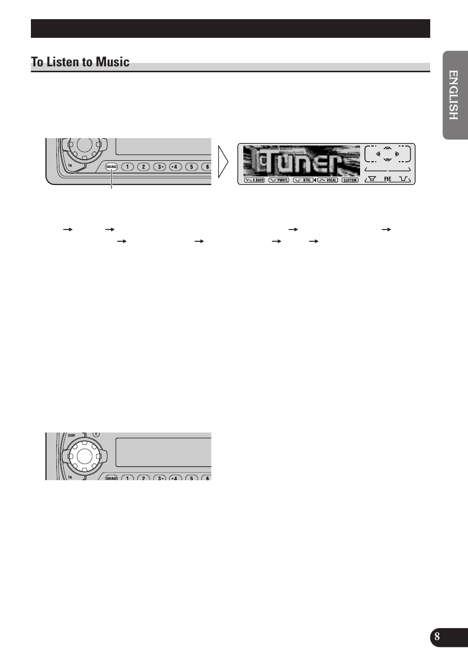Basic operation, To listen to music | Pioneer MEH-P7100R User Manual | Page 9 / 124