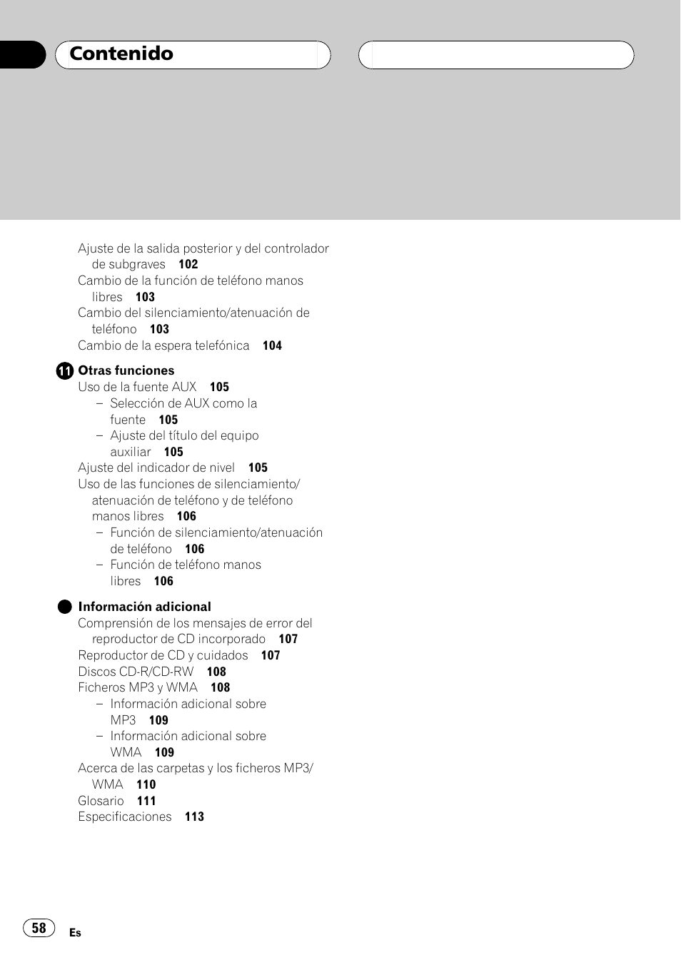 Pioneer DEH-P5500MP User Manual | Page 58 / 116