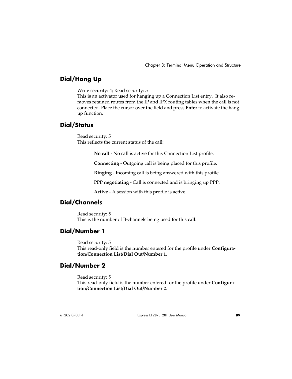 ADTRAN L128 User Manual | Page 106 / 200