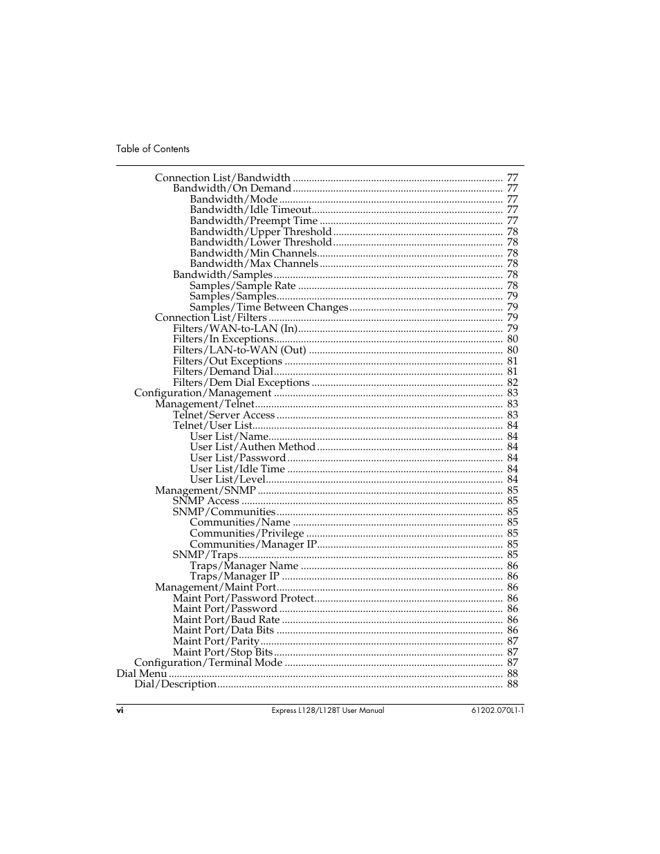 ADTRAN L128 User Manual | Page 11 / 200