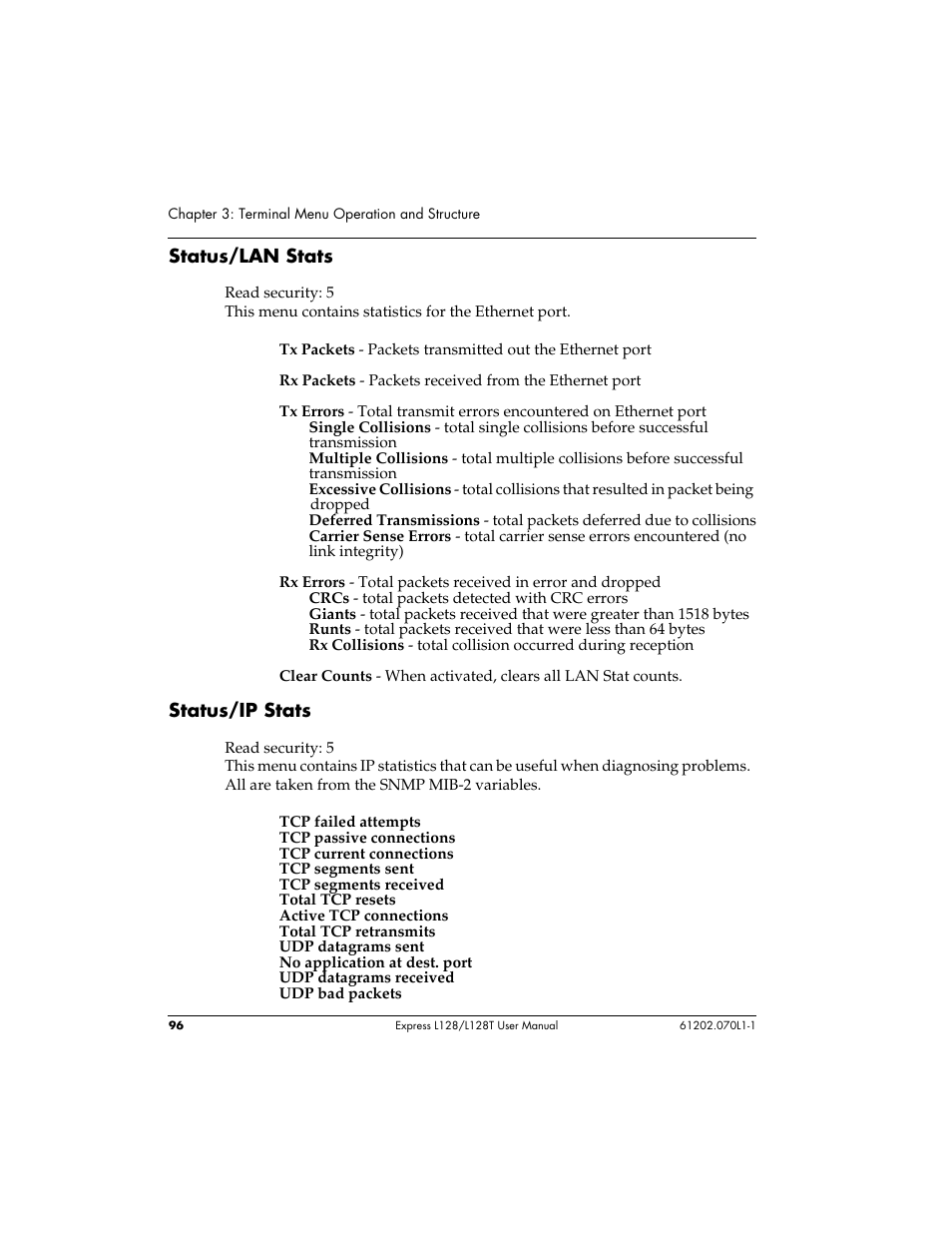 ADTRAN L128 User Manual | Page 113 / 200