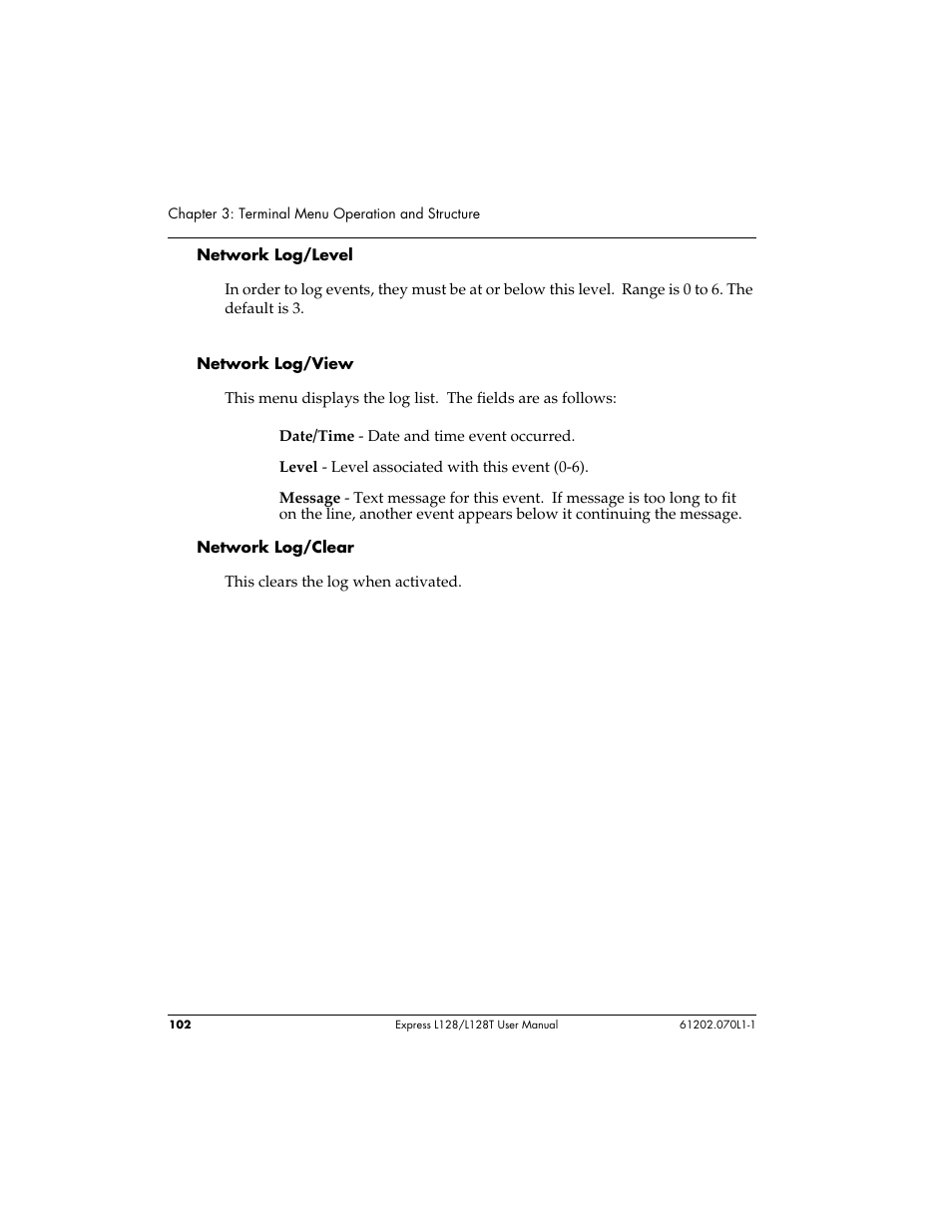 ADTRAN L128 User Manual | Page 119 / 200