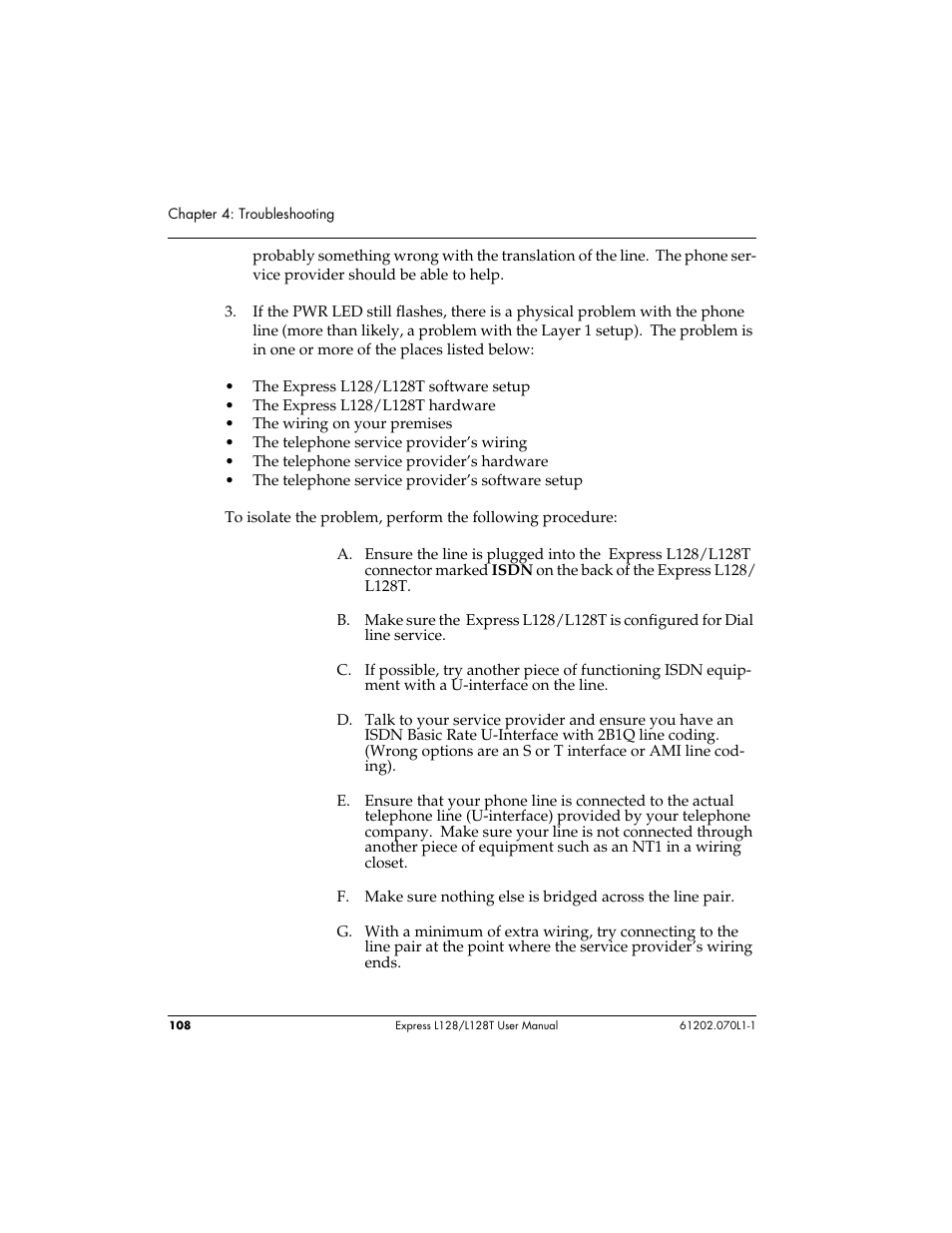 ADTRAN L128 User Manual | Page 125 / 200