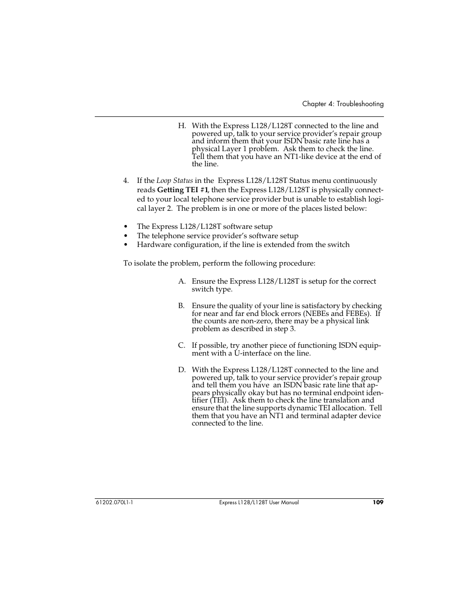 ADTRAN L128 User Manual | Page 126 / 200