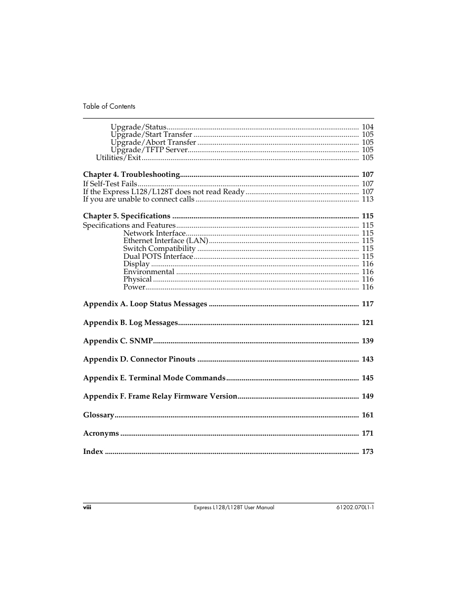 ADTRAN L128 User Manual | Page 13 / 200