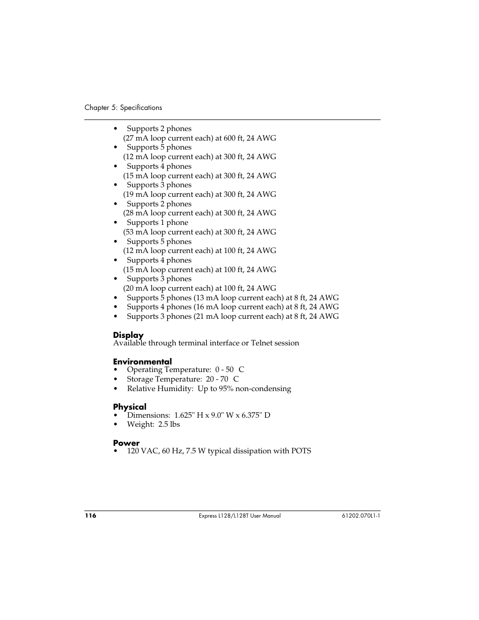 ADTRAN L128 User Manual | Page 133 / 200