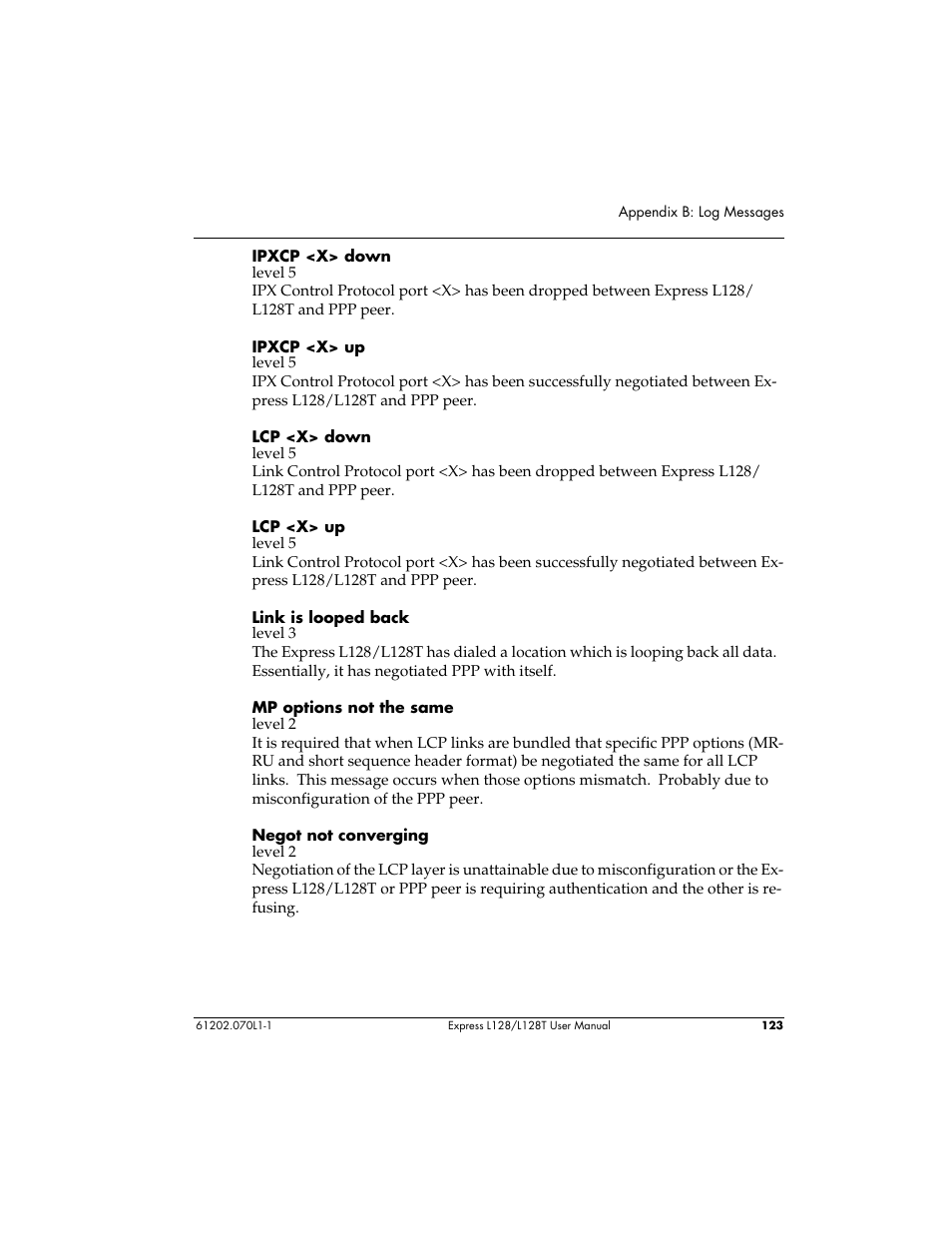 ADTRAN L128 User Manual | Page 140 / 200