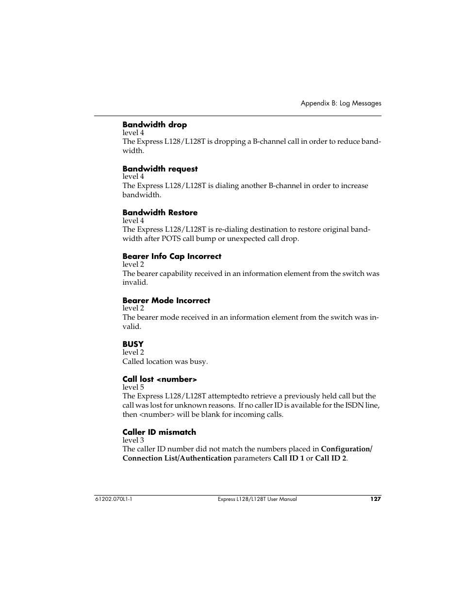 ADTRAN L128 User Manual | Page 144 / 200