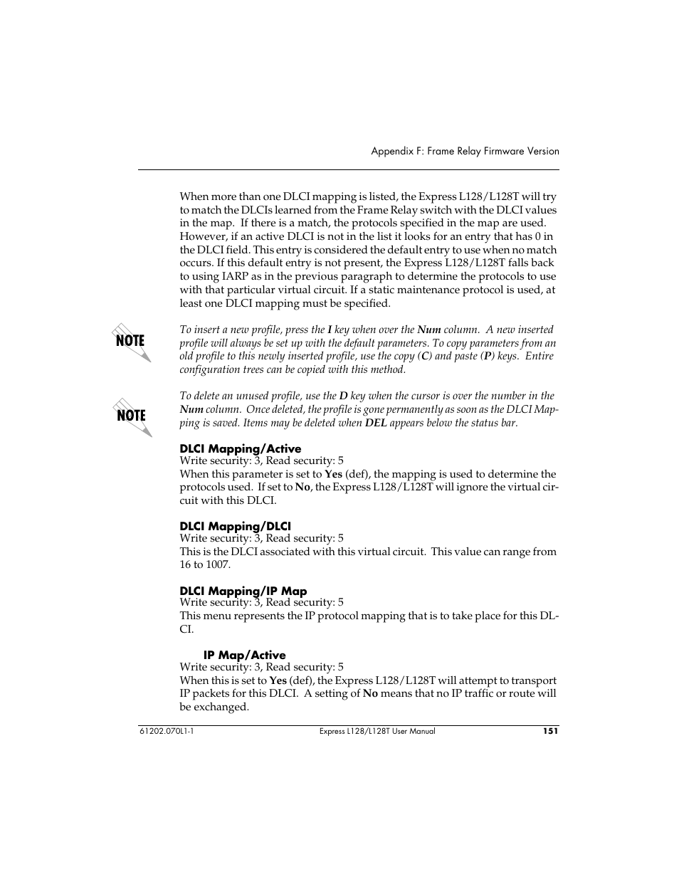 ADTRAN L128 User Manual | Page 168 / 200