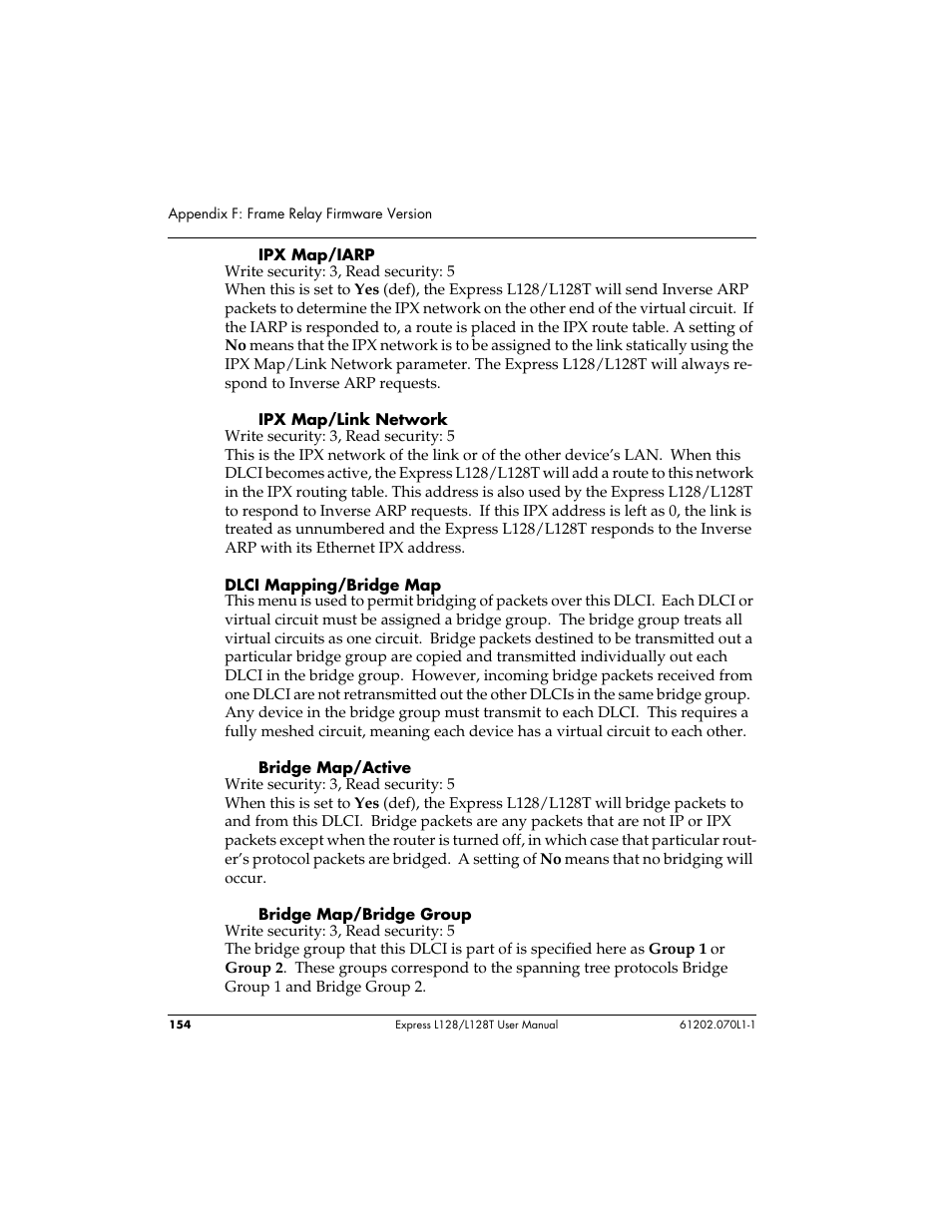 ADTRAN L128 User Manual | Page 171 / 200