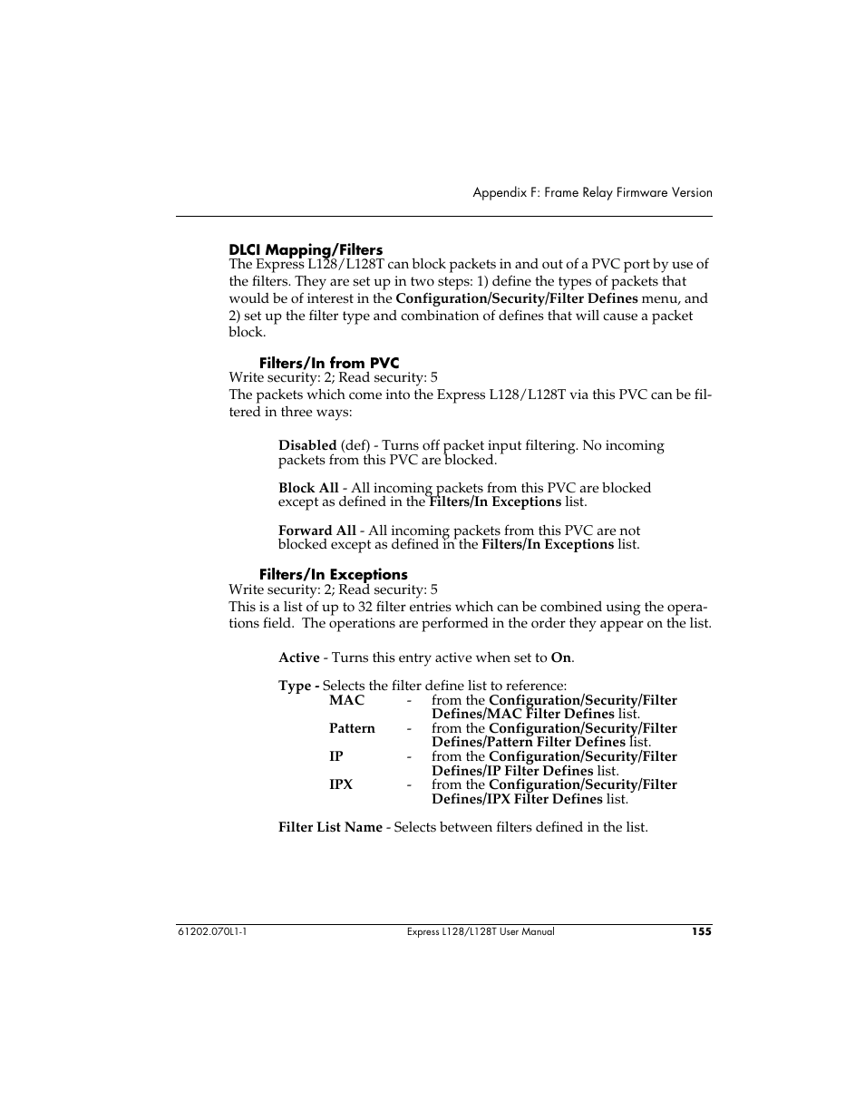 ADTRAN L128 User Manual | Page 172 / 200