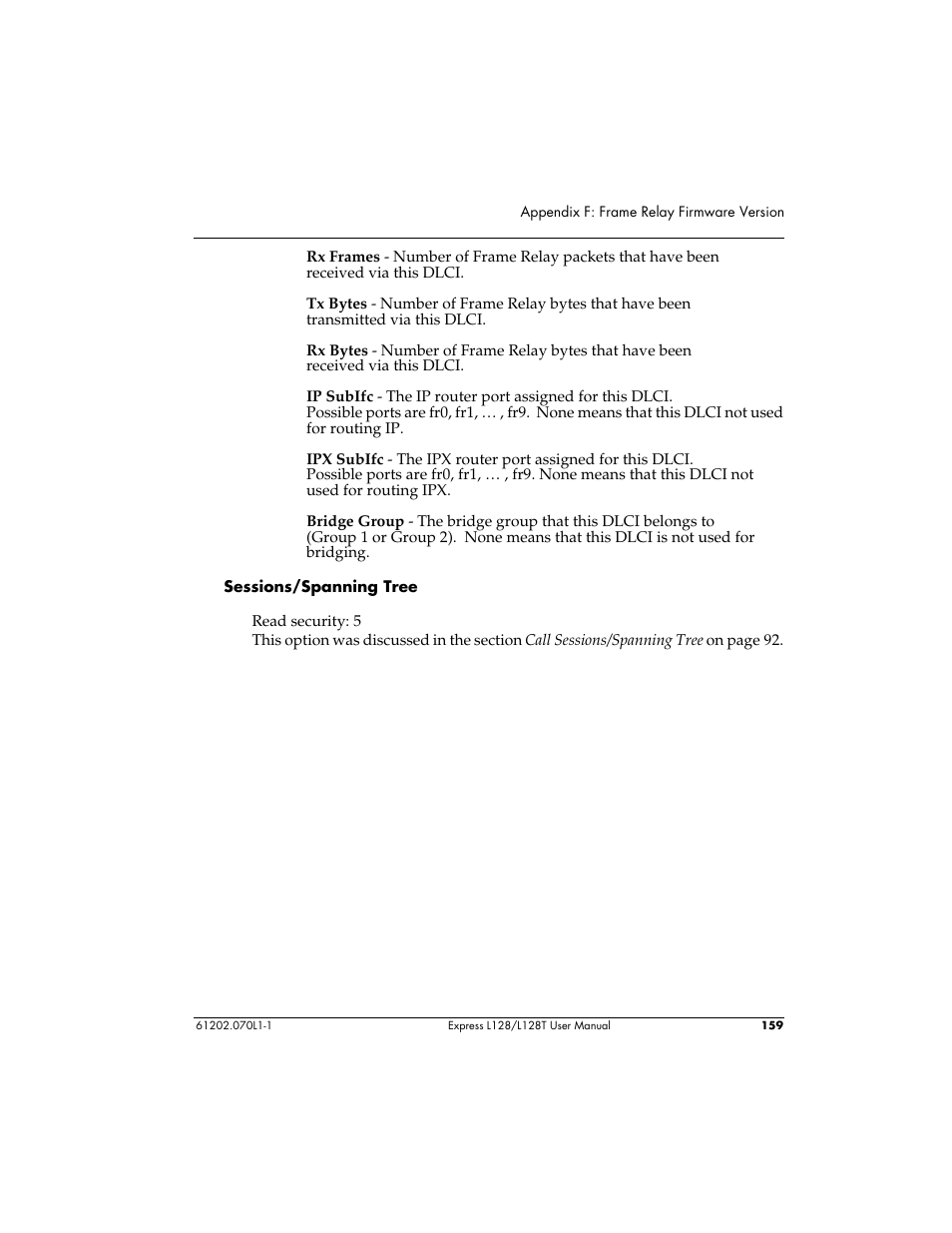 ADTRAN L128 User Manual | Page 176 / 200