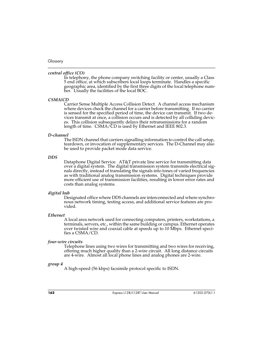 ADTRAN L128 User Manual | Page 179 / 200