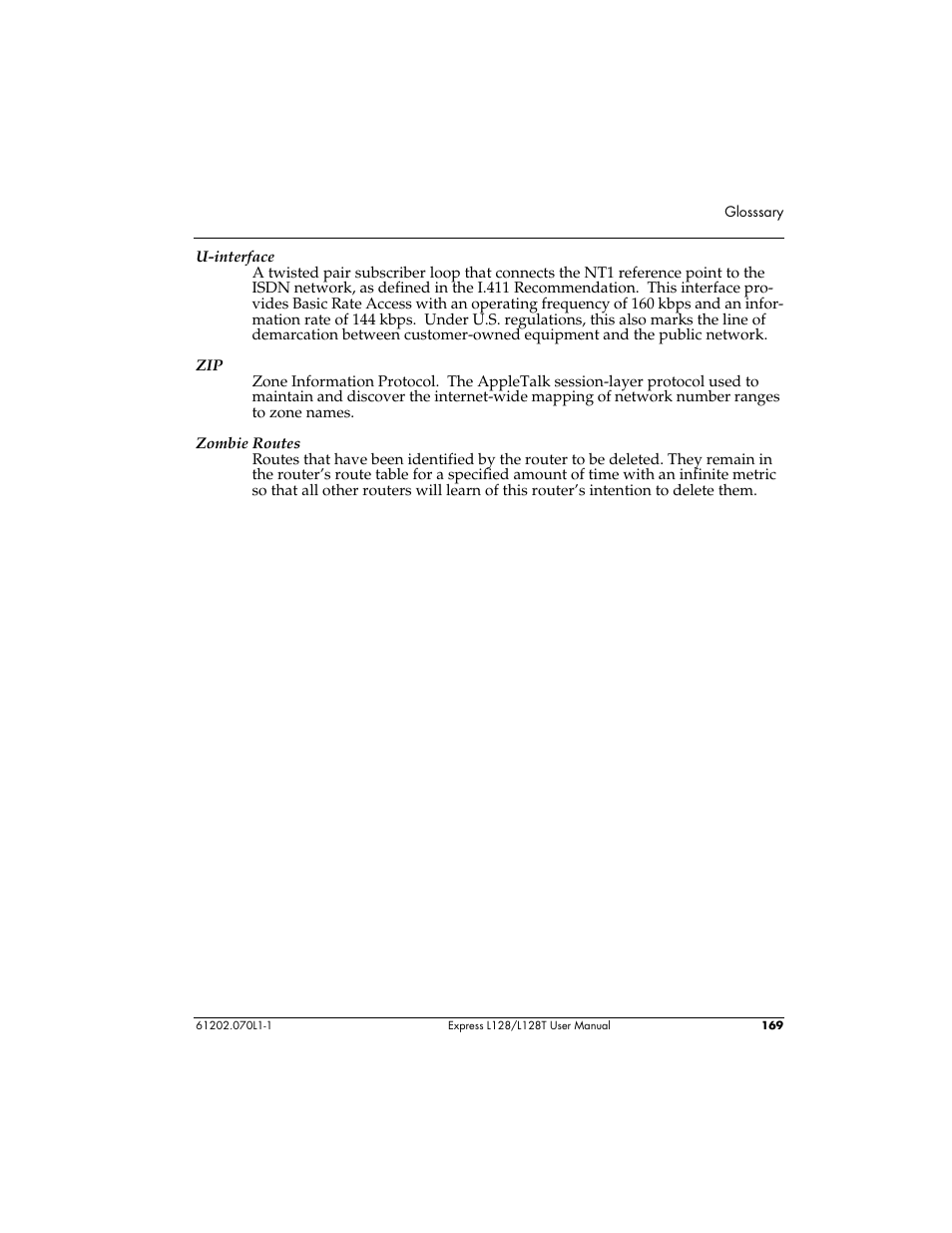 ADTRAN L128 User Manual | Page 186 / 200