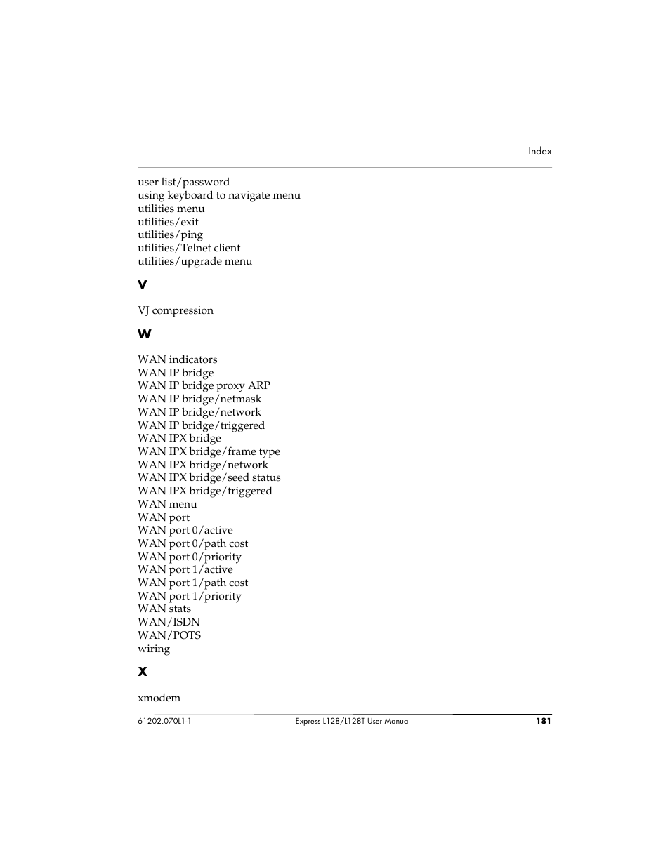 ADTRAN L128 User Manual | Page 198 / 200