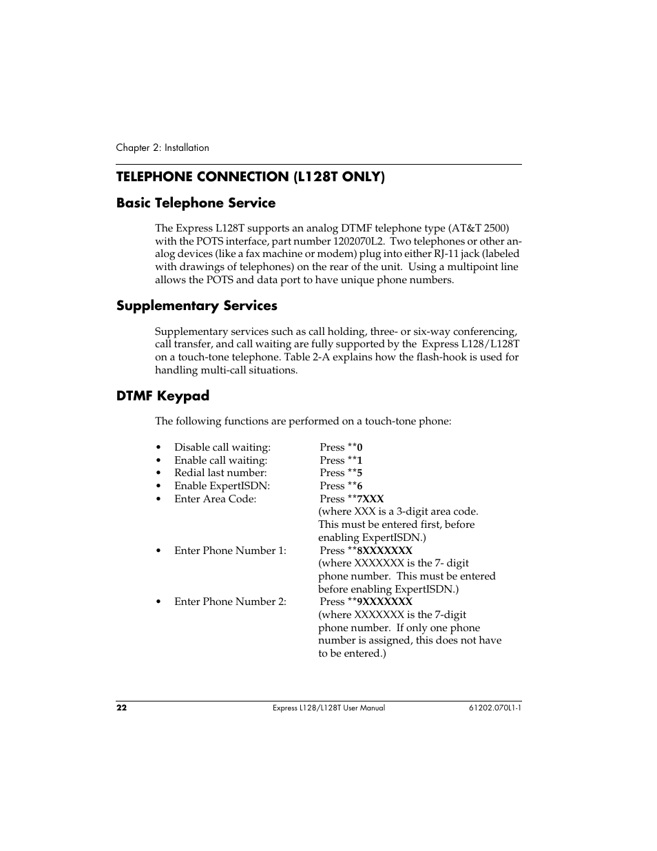 ADTRAN L128 User Manual | Page 39 / 200