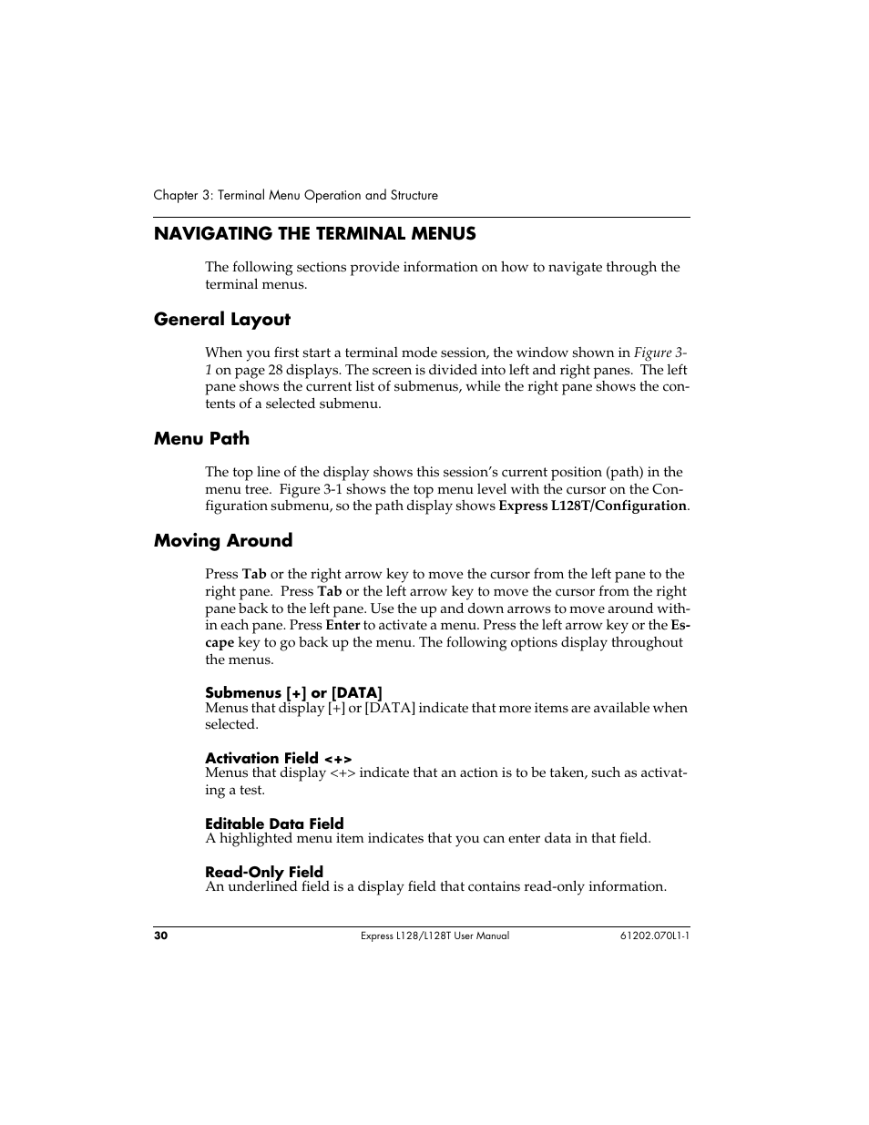 ADTRAN L128 User Manual | Page 47 / 200