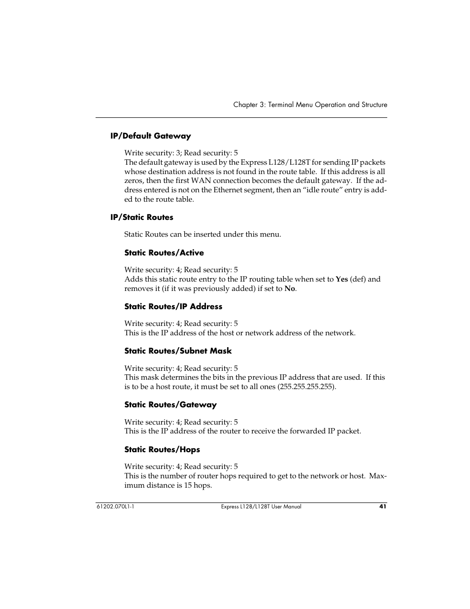 ADTRAN L128 User Manual | Page 58 / 200