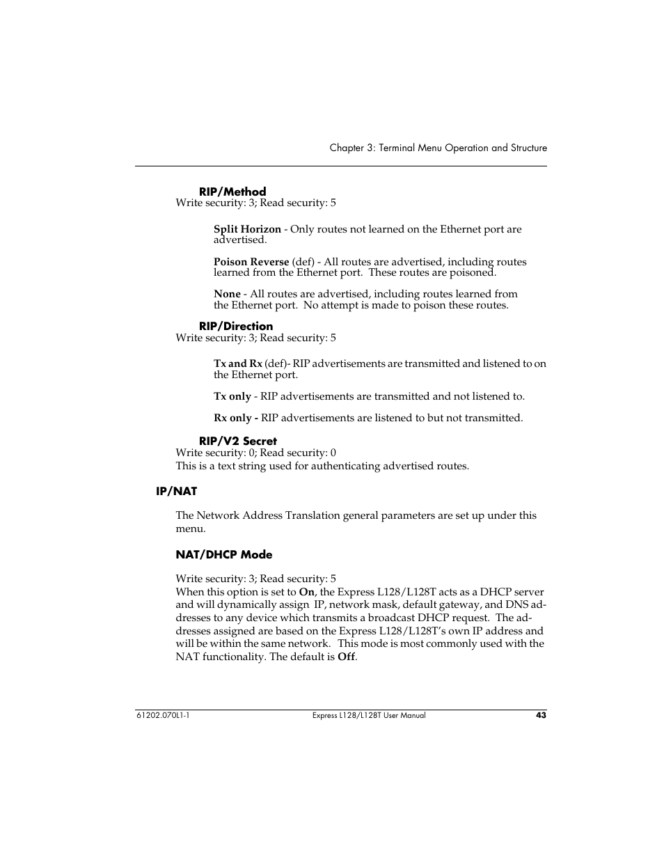 ADTRAN L128 User Manual | Page 60 / 200