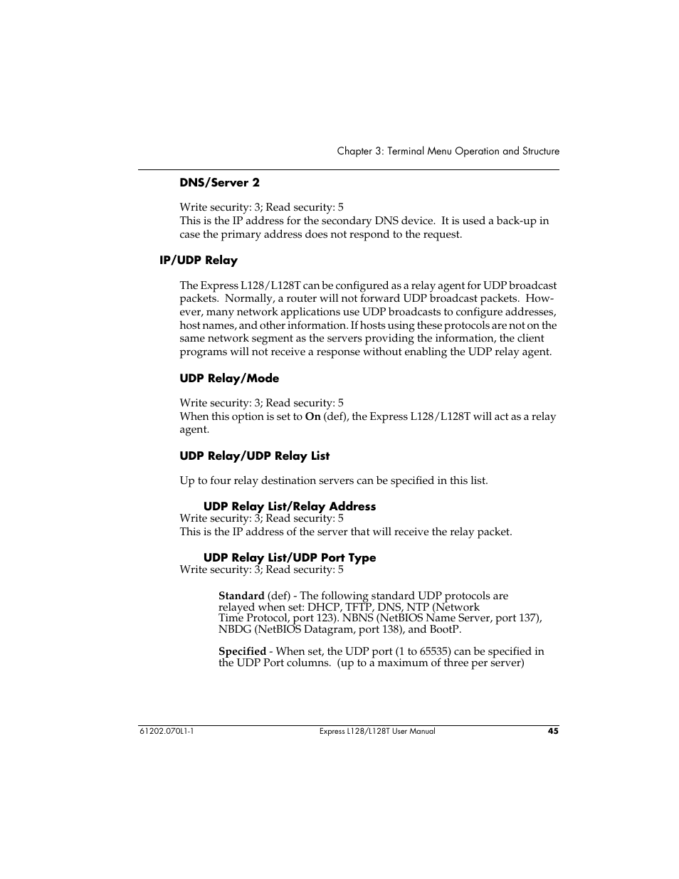 ADTRAN L128 User Manual | Page 62 / 200