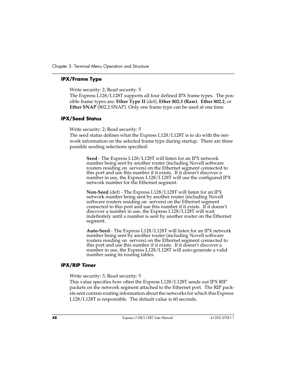 ADTRAN L128 User Manual | Page 65 / 200