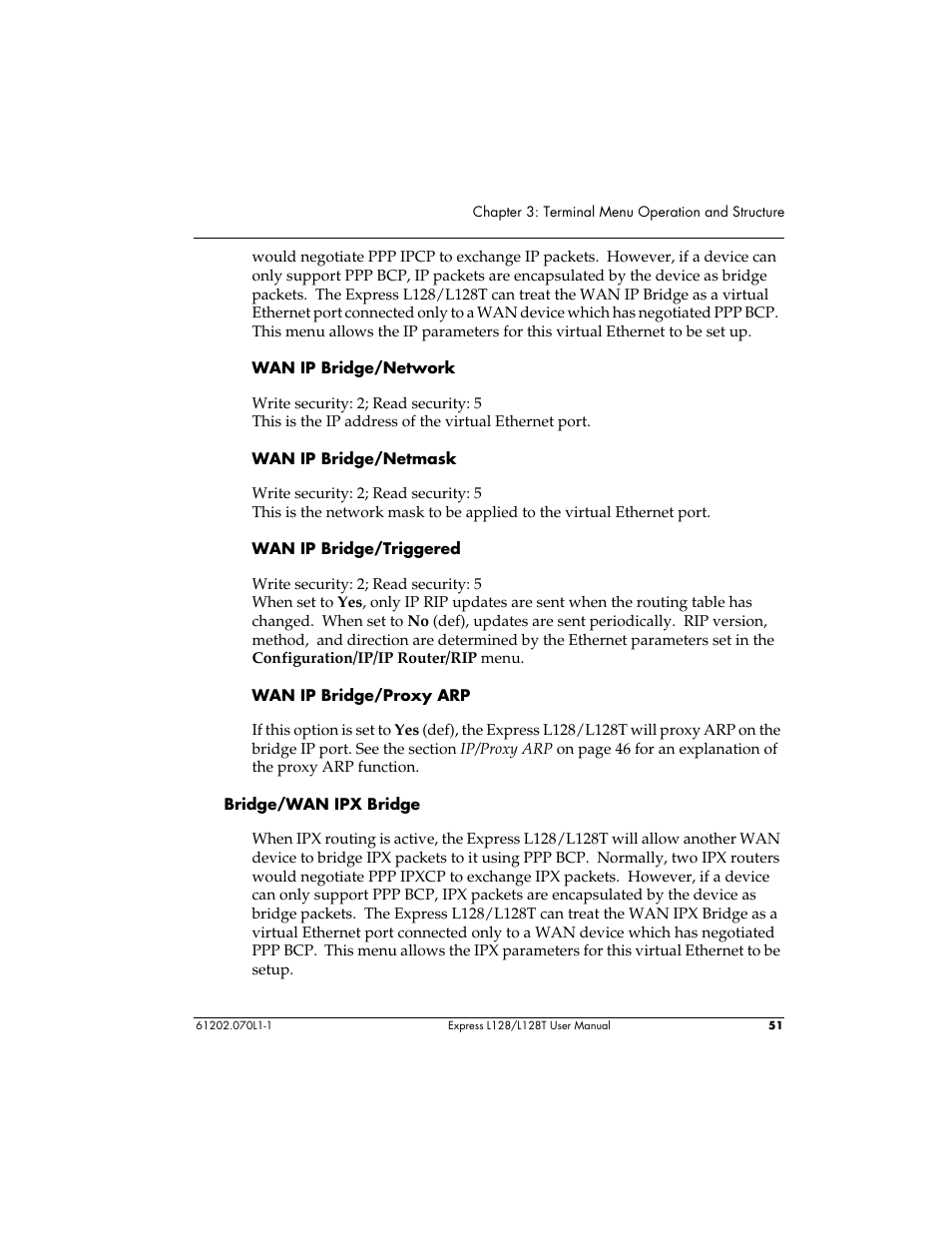 ADTRAN L128 User Manual | Page 68 / 200