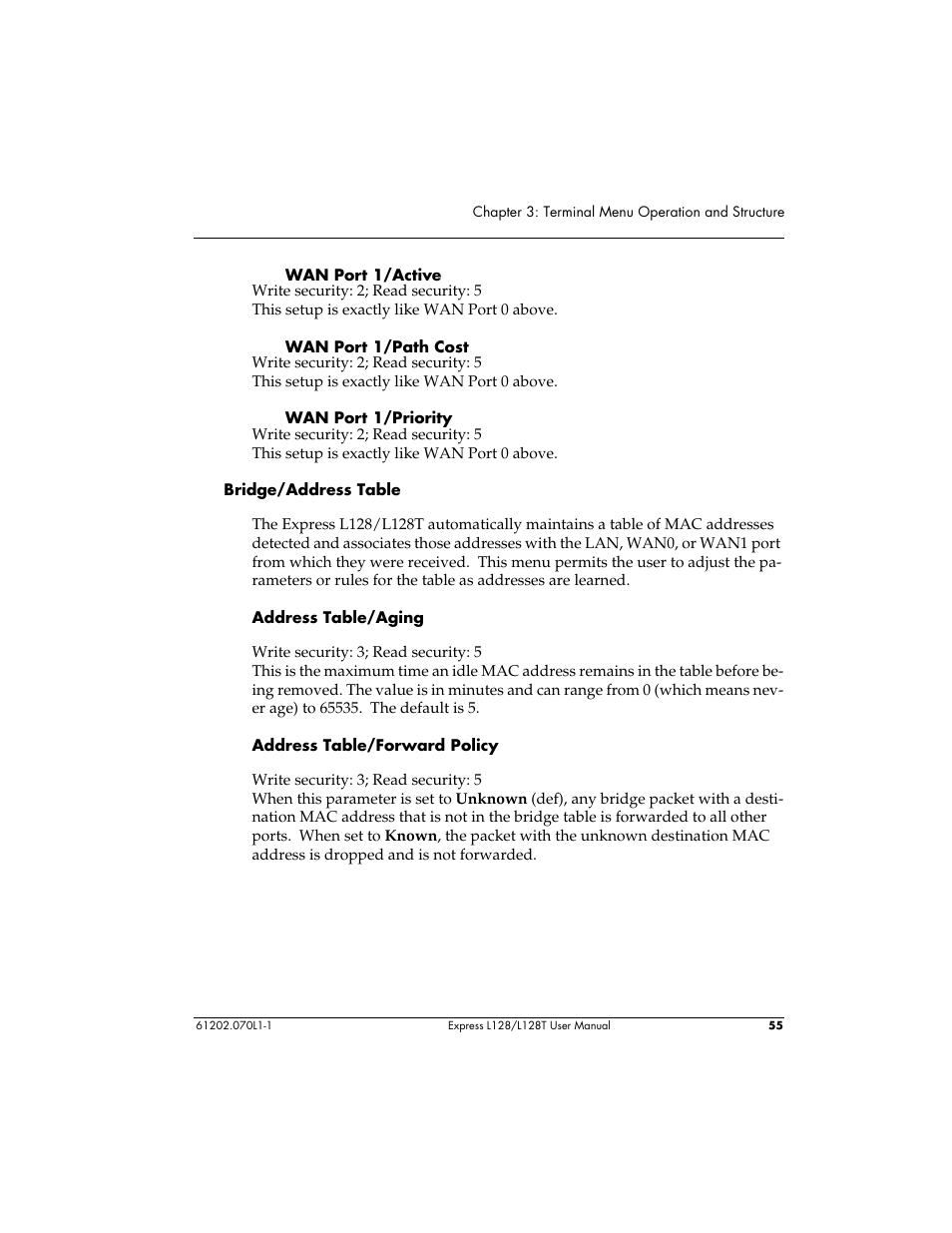 ADTRAN L128 User Manual | Page 72 / 200