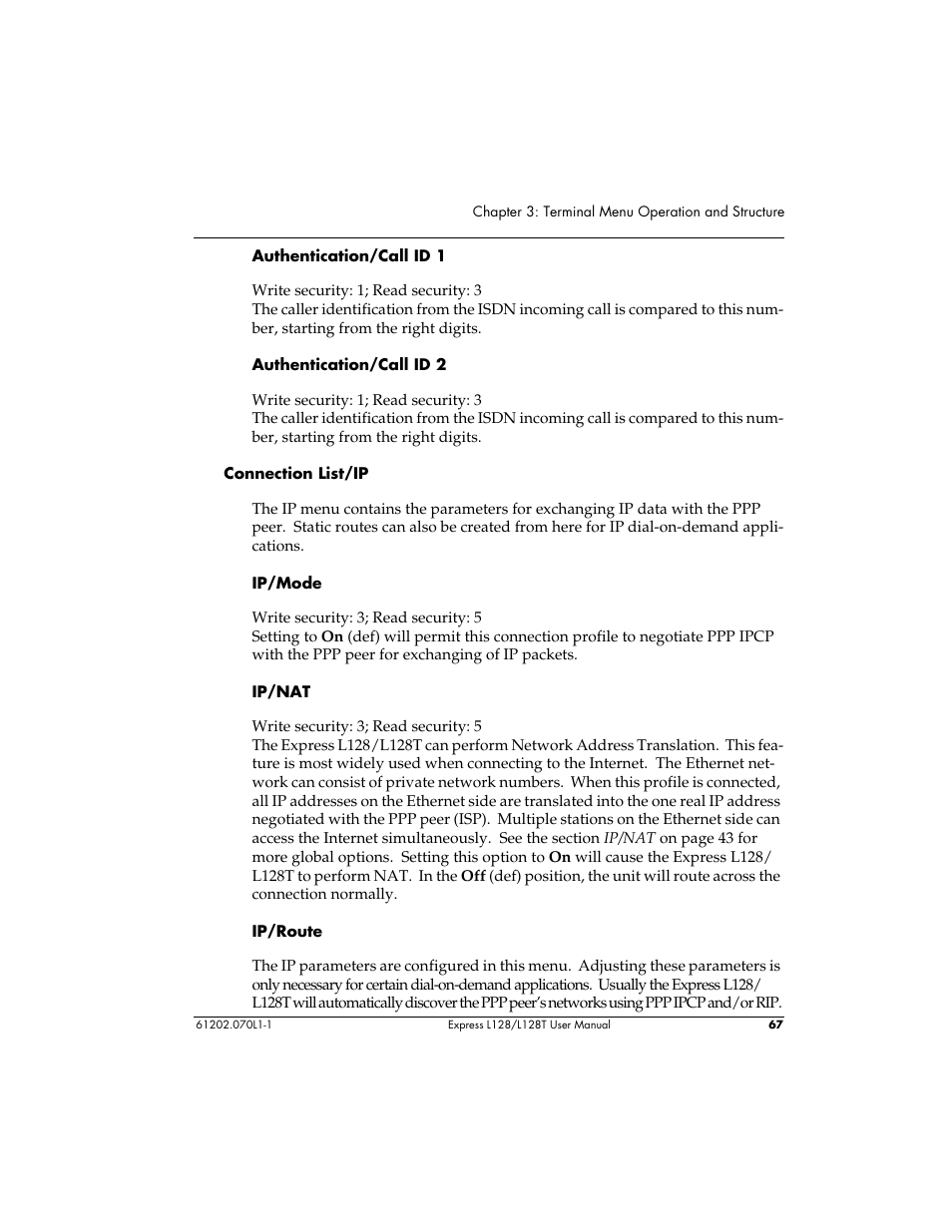 ADTRAN L128 User Manual | Page 84 / 200