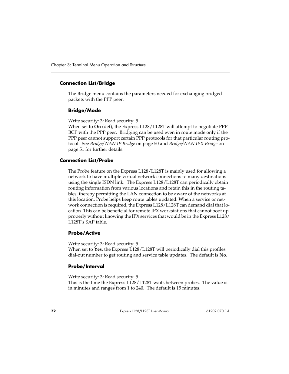 ADTRAN L128 User Manual | Page 89 / 200