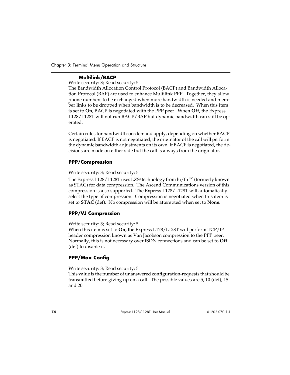 ADTRAN L128 User Manual | Page 91 / 200