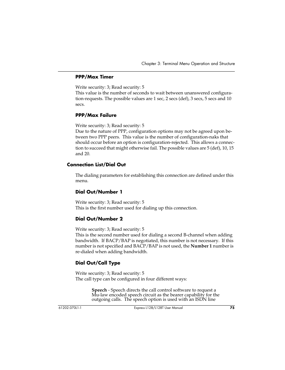 ADTRAN L128 User Manual | Page 92 / 200