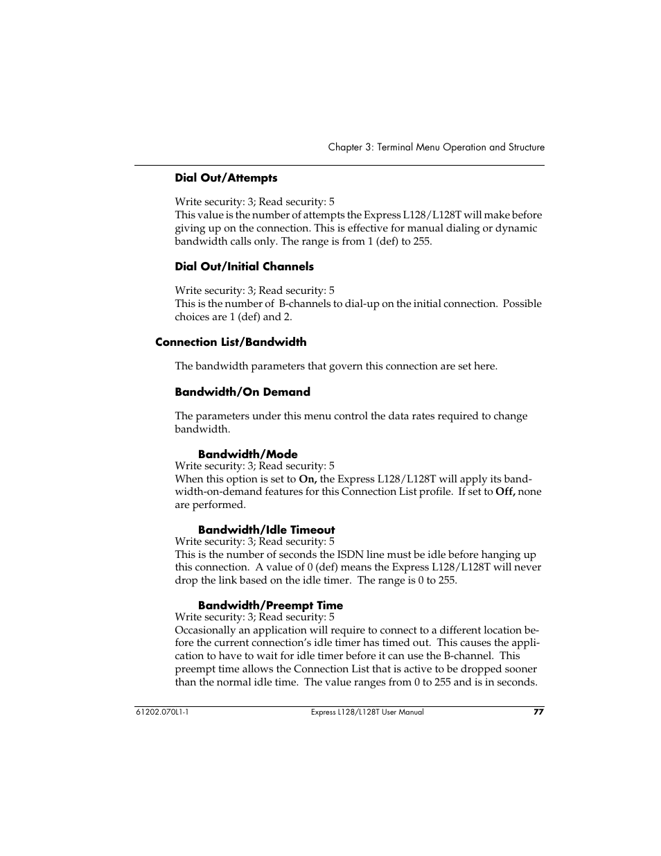 ADTRAN L128 User Manual | Page 94 / 200