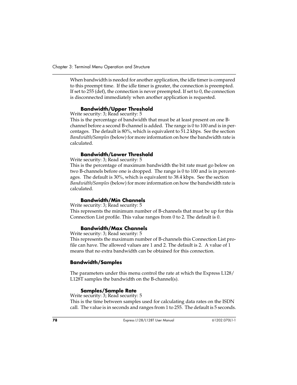 ADTRAN L128 User Manual | Page 95 / 200