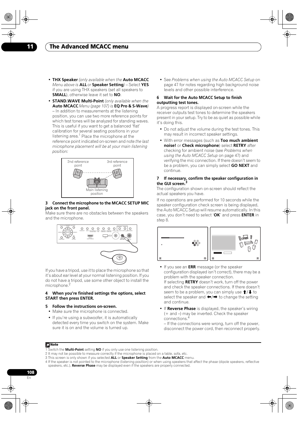 The advanced mcacc menu 11 | Pioneer SC-LX82 User Manual | Page 108 / 148