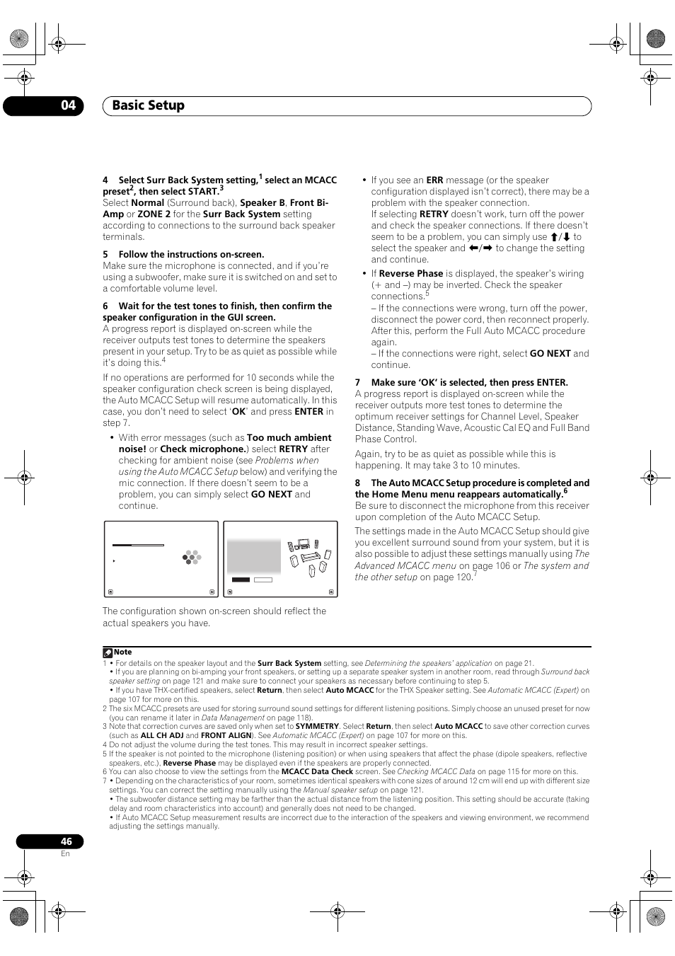 Basic setup 04 | Pioneer SC-LX82 User Manual | Page 46 / 148