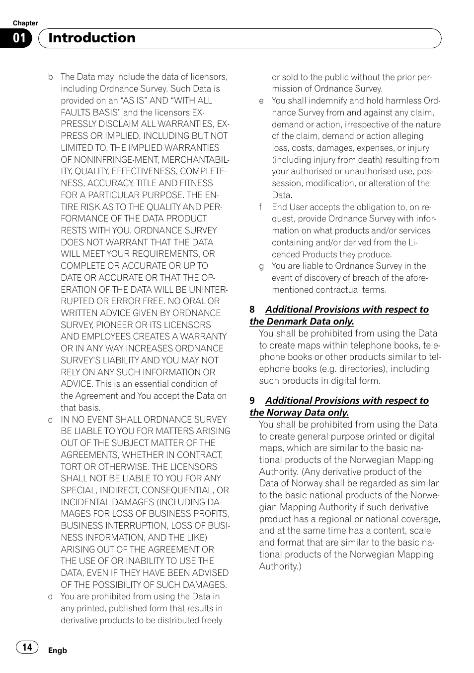 Introduction | Pioneer AVIC-HD3-II User Manual | Page 14 / 193