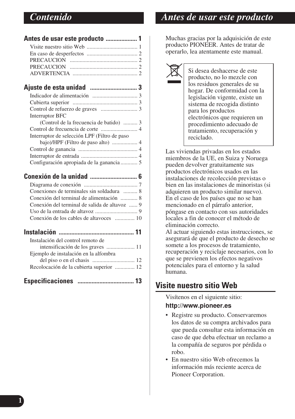 Pioneer PRS-D220 User Manual | Page 16 / 99